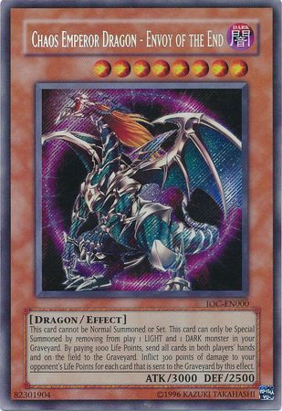 Chaos Emperor Dragon - Envoy of the End [IOC-EN000] Secret Rare | Gam3 Escape