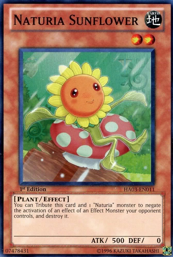 Naturia Sunflower [HA03-EN011] Super Rare | Gam3 Escape