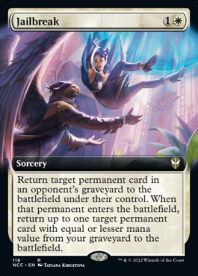 Jailbreak (Extended Art) [Streets of New Capenna Commander] | Gam3 Escape