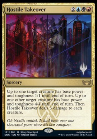 Hostile Takeover (Promo Pack) [Streets of New Capenna Promos] | Gam3 Escape