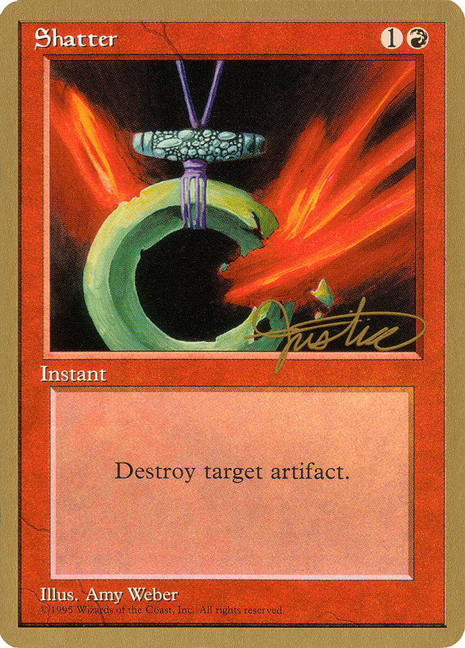 Shatter (Mark Justice) [Pro Tour Collector Set] | Gam3 Escape