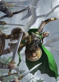 Maja, Bretagard Protector Art Card [Kaldheim: Art Series] | Gam3 Escape
