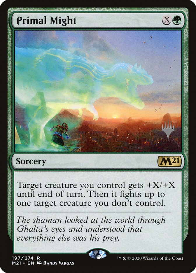 Primal Might (Promo Pack) [Core Set 2021 Promos] | Gam3 Escape