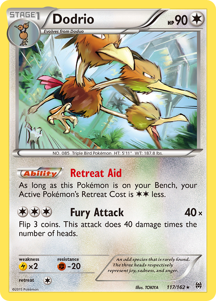 Dodrio (117/162) [XY: BREAKthrough] | Gam3 Escape