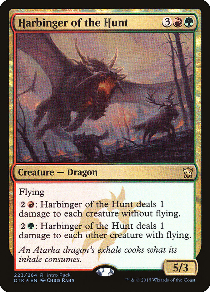 Harbinger of the Hunt (Intro Pack) [Dragons of Tarkir Promos] | Gam3 Escape