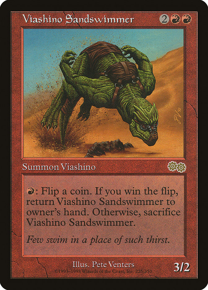 Viashino Sandswimmer [Urza's Saga] | Gam3 Escape