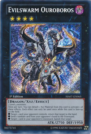 Evilswarm Ouroboros [HA07-EN065] Secret Rare | Gam3 Escape