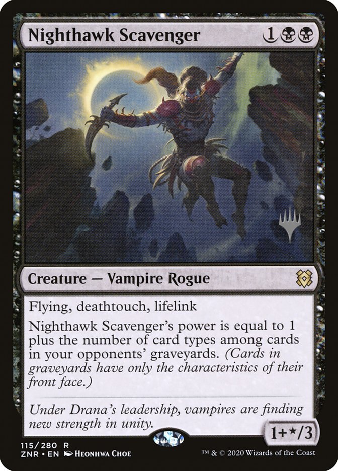 Nighthawk Scavenger (Promo Pack) [Zendikar Rising Promos] | Gam3 Escape