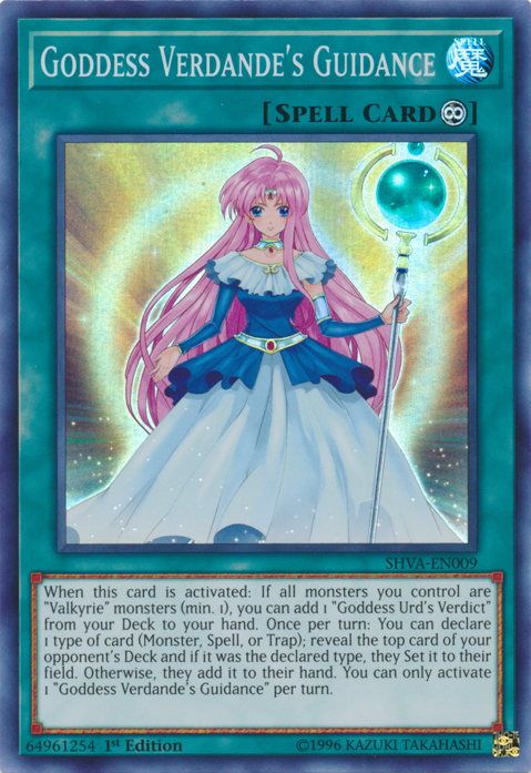 Goddess Verdande's Guidance [SHVA-EN009] Super Rare | Gam3 Escape