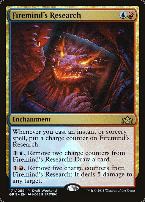 Firemind's Research [Guilds of Ravnica Promos] | Gam3 Escape