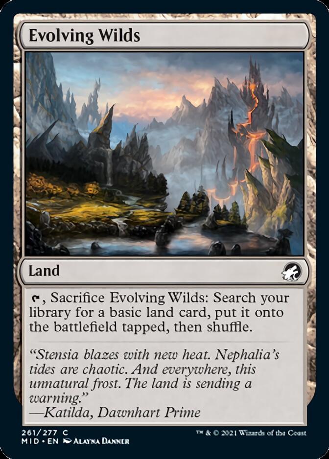Evolving Wilds [Innistrad: Midnight Hunt] | Gam3 Escape
