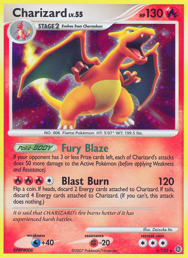 Charizard (3/132) [Diamond & Pearl: Secret Wonders] | Gam3 Escape