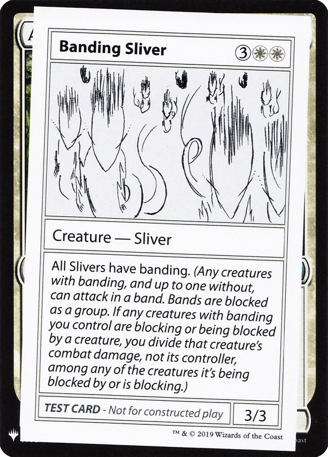 Banding Sliver [Mystery Booster Playtest Cards] | Gam3 Escape