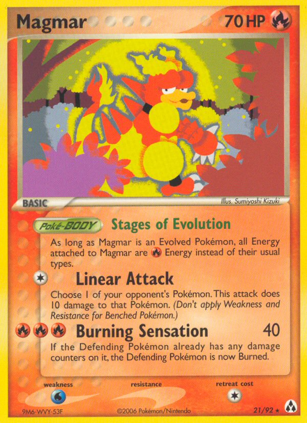 Magmar (21/92) [EX: Legend Maker] | Gam3 Escape