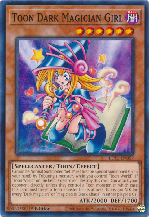 Toon Dark Magician Girl [LDS1-EN057] Common | Gam3 Escape