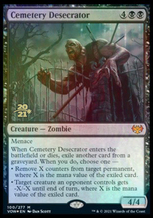 Cemetery Desecrator [Innistrad: Crimson Vow Prerelease Promos] | Gam3 Escape