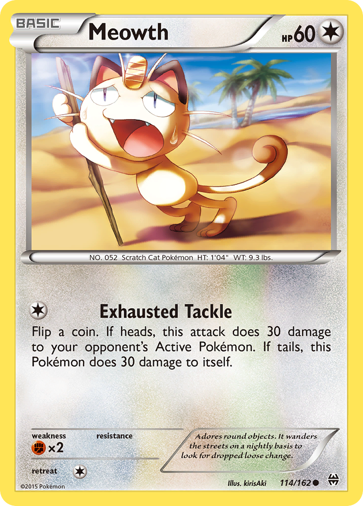 Meowth (114/162) [XY: BREAKthrough] | Gam3 Escape