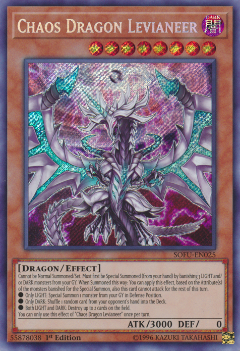 Chaos Dragon Levianeer [SOFU-EN025] Secret Rare | Gam3 Escape