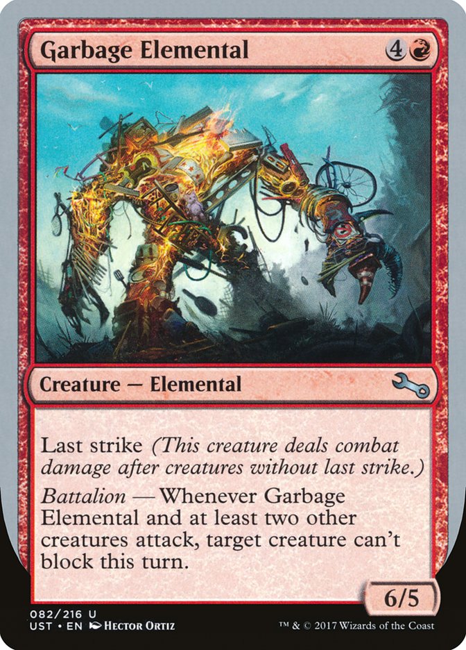 Garbage Elemental (6/5 Creature) [Unstable] | Gam3 Escape