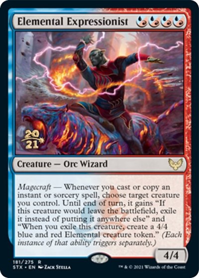 Elemental Expressionist [Strixhaven: School of Mages Prerelease Promos] | Gam3 Escape