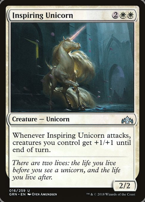 Inspiring Unicorn [Guilds of Ravnica] | Gam3 Escape