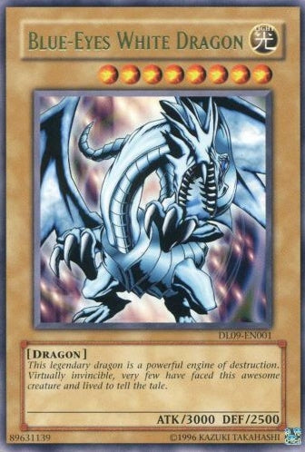 Blue-Eyes White Dragon (Green) [DL09-EN001] Rare | Gam3 Escape