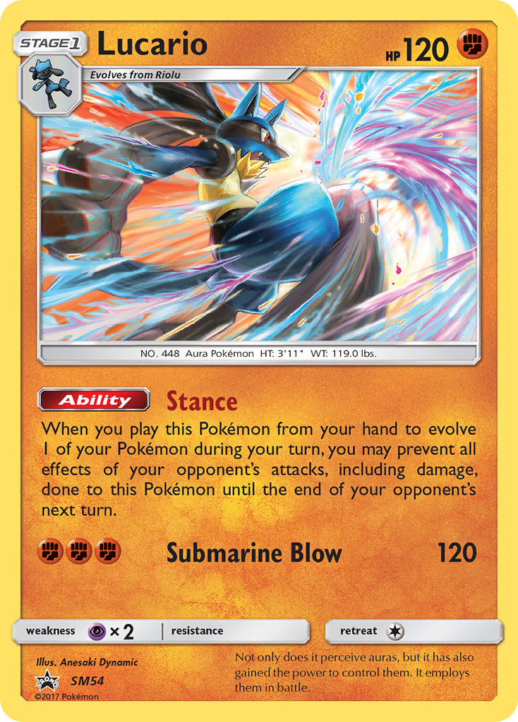 Lucario (SM54) [Sun & Moon: Black Star Promos] | Gam3 Escape