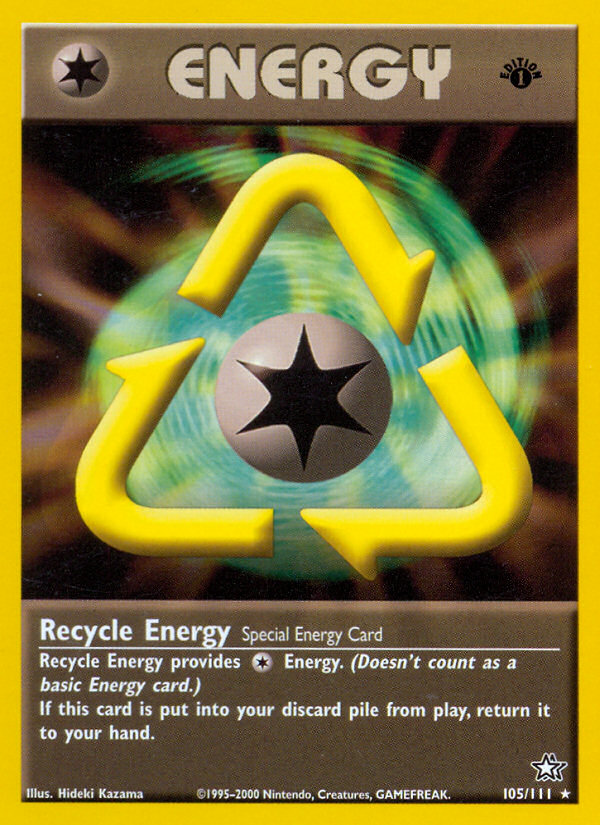 Recycle Energy (105/111) [Neo Genesis 1st Edition] | Gam3 Escape