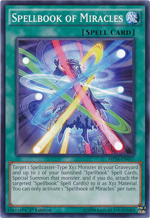 Spellbook of Miracles [MP14-EN057] Common | Gam3 Escape