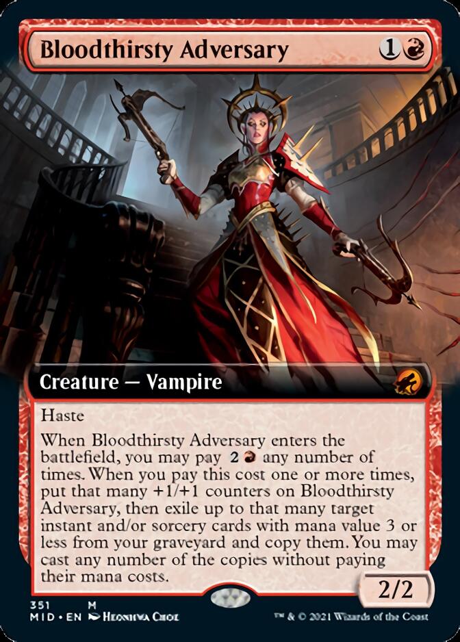 Bloodthirsty Adversary (Extended) [Innistrad: Midnight Hunt] | Gam3 Escape