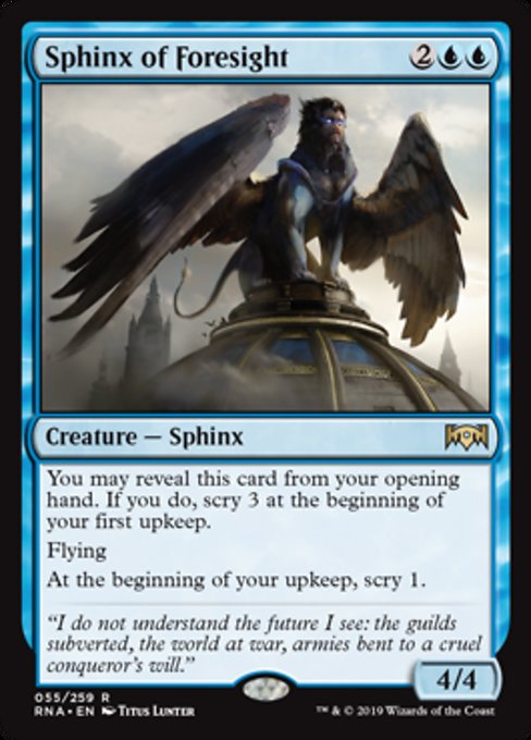 Sphinx of Foresight [Ravnica Allegiance] | Gam3 Escape