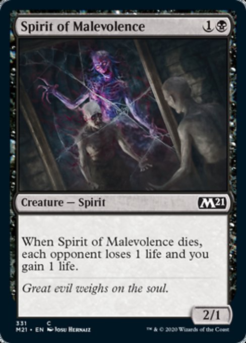 Spirit of Malevolence [Core Set 2021] | Gam3 Escape