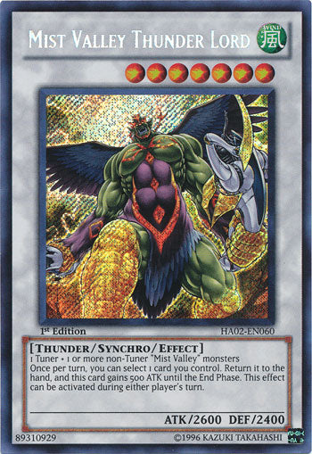 Mist Valley Thunder Lord [HA02-EN060] Secret Rare | Gam3 Escape