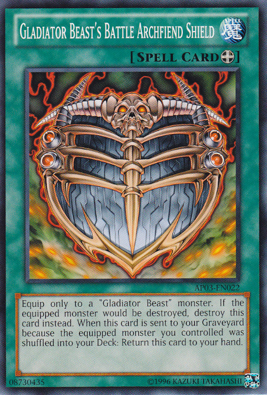 Gladiator Beast's Battle Archfiend Shield [AP03-EN022] Common | Gam3 Escape