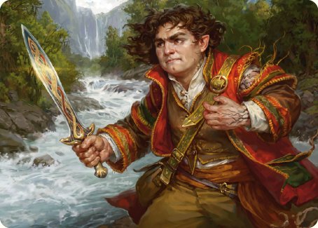 Frodo Baggins Art Card (16/81) [The Lord of the Rings: Tales of Middle-earth Art Series] | Gam3 Escape