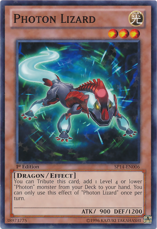 Photon Lizard [SP14-EN006] Starfoil Rare | Gam3 Escape