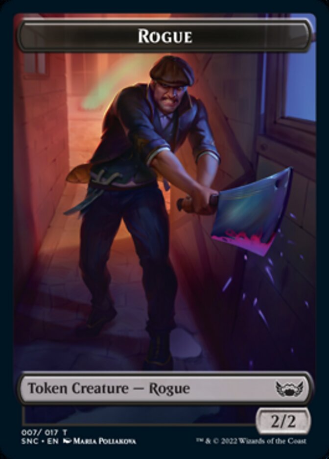 Cat // Rogue Double-sided Token [Streets of New Capenna Tokens] | Gam3 Escape