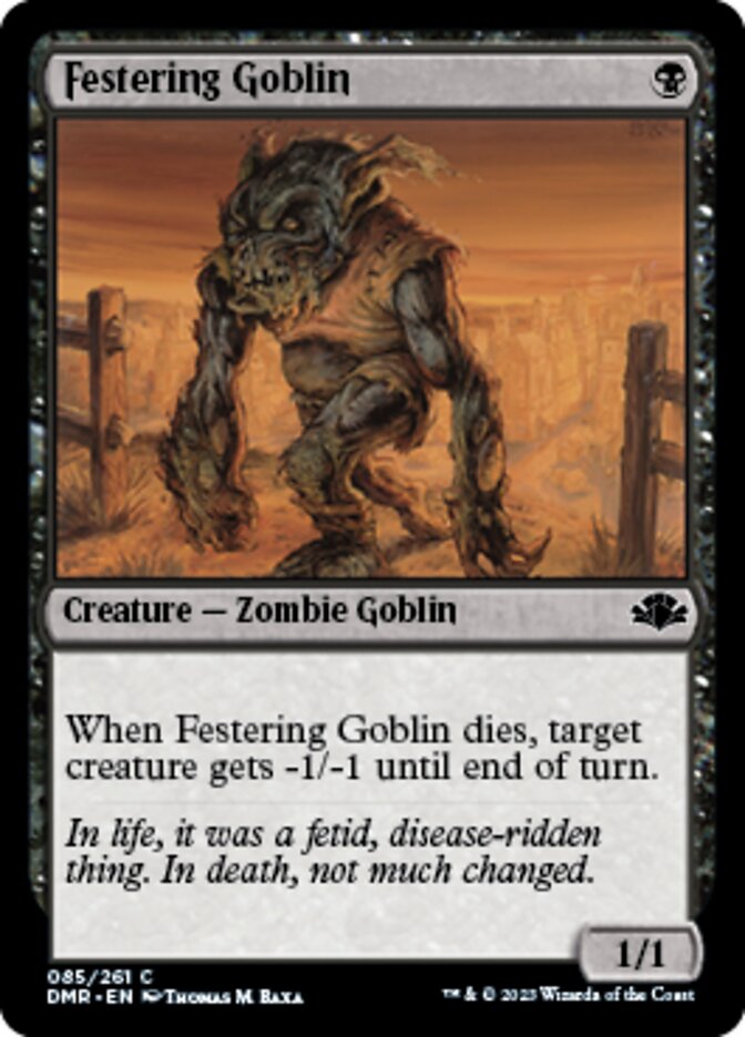Festering Goblin [Dominaria Remastered] | Gam3 Escape