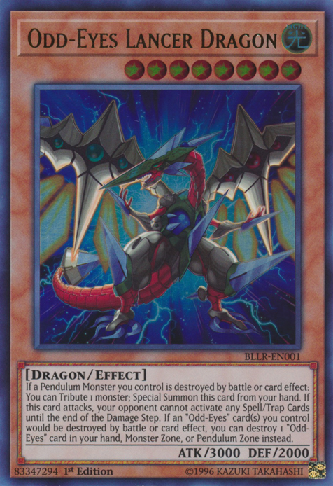 Odd-Eyes Lancer Dragon [BLLR-EN001] Ultra Rare | Gam3 Escape