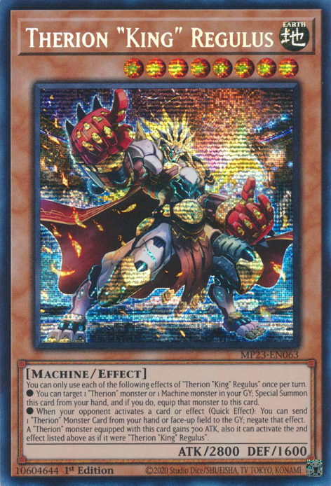 Therion "King" Regulus [MP23-EN063] Prismatic Secret Rare | Gam3 Escape