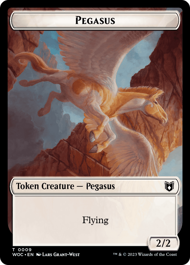 Pirate // Pegasus Double-Sided Token [Wilds of Eldraine Commander Tokens] | Gam3 Escape