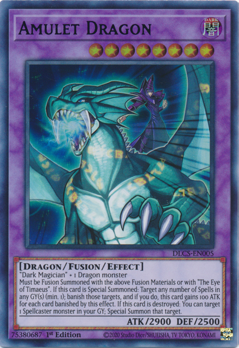 Amulet Dragon (Purple) [DLCS-EN005] Ultra Rare | Gam3 Escape