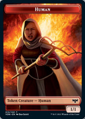 Copy // Human (010) Double-sided Token [Innistrad: Crimson Vow Tokens] | Gam3 Escape