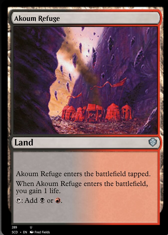 Akoum Refuge [Starter Commander Decks] | Gam3 Escape