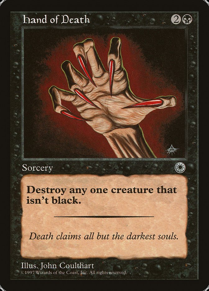 Hand of Death (Without Creature Color Explanation) [Portal] | Gam3 Escape