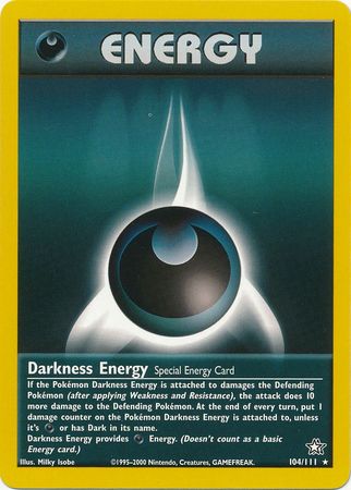 Darkness Energy (104/111) [Neo Genesis Unlimited] | Gam3 Escape