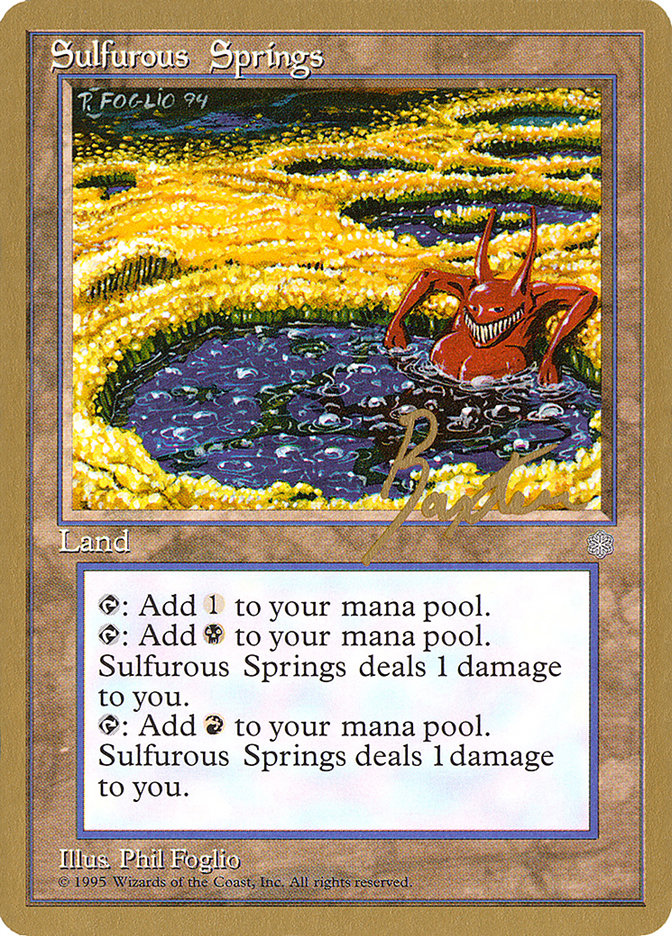 Sulfurous Springs (George Baxter) [Pro Tour Collector Set] | Gam3 Escape