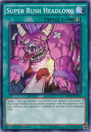 Super Rush Headlong [MP16-EN152] Common | Gam3 Escape