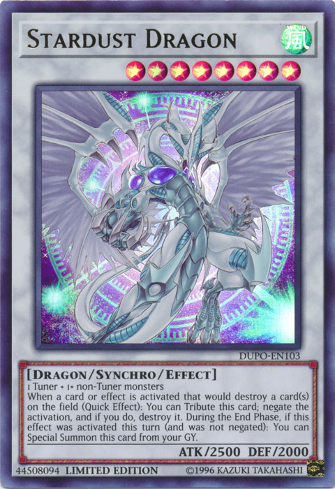 Stardust Dragon [DUPO-EN103] Ultra Rare | Gam3 Escape