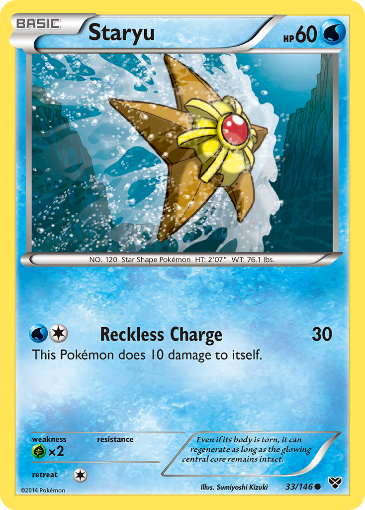 Staryu (33/146) [XY: Base Set] | Gam3 Escape